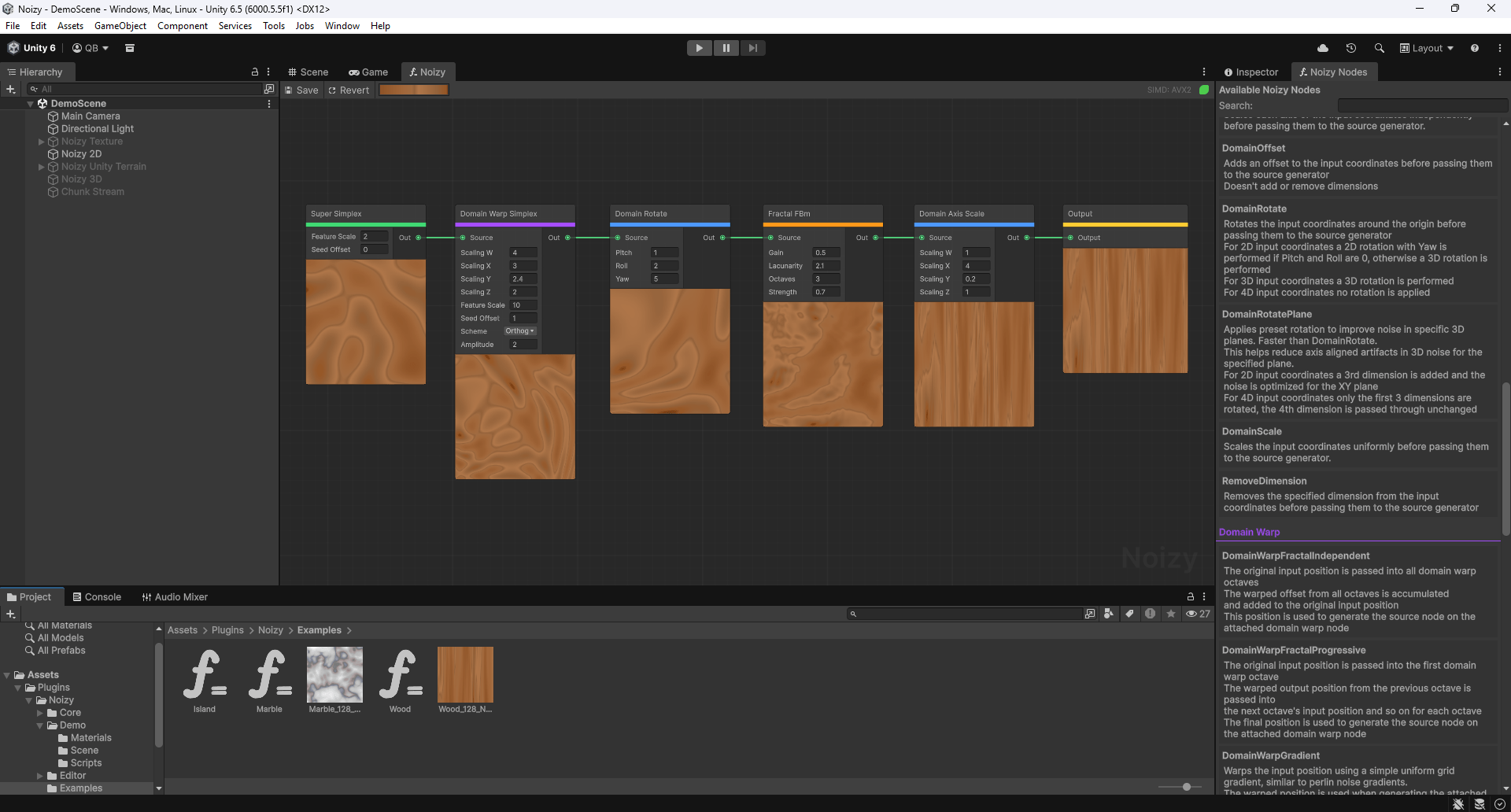 Noizy in Unity