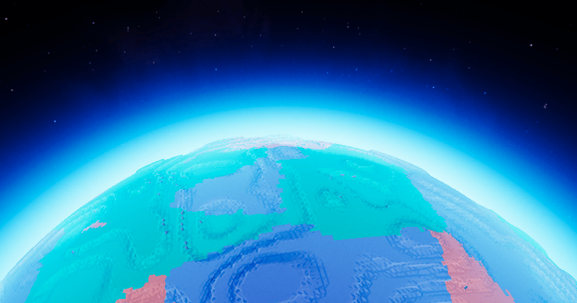 Untethered planet surface